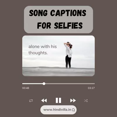 Song Captions for Selfies