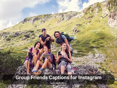 Group Friends Captions for Instagram