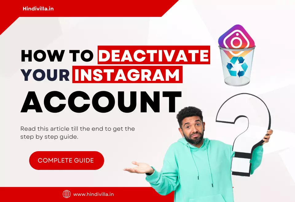 How to Deactivate Instagram Account