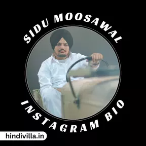 Sidhu Moose Wala Instagram Bio In Punjabi