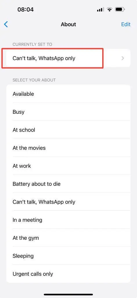 What is WhatsApp Bio